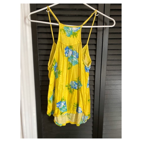 Aeropostale Floral Racerback Tank Top - Picture 2 of 2